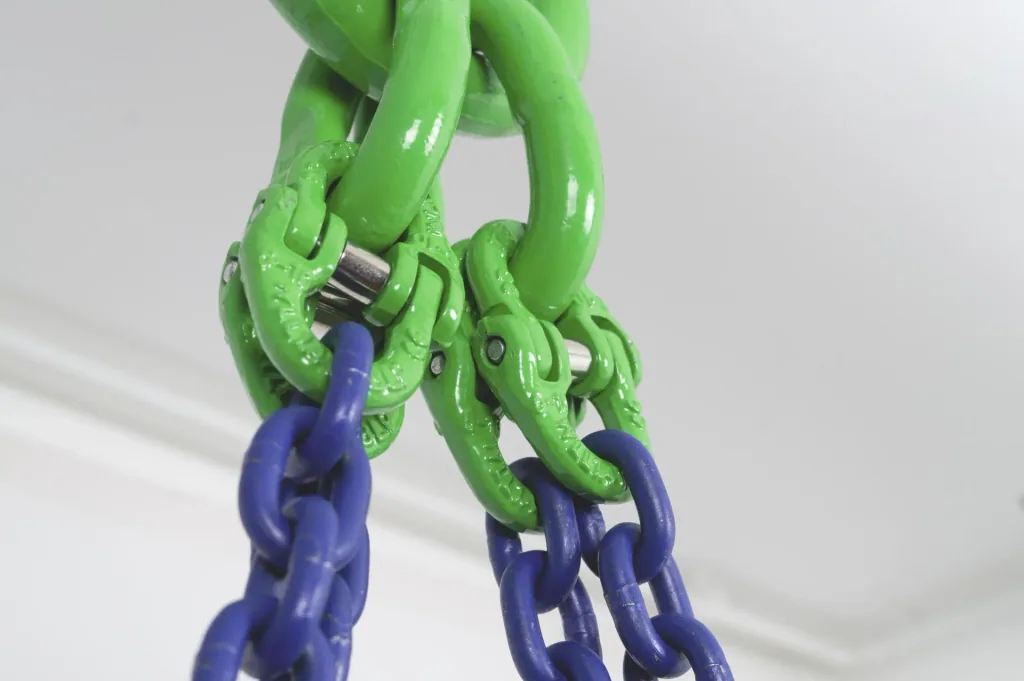 Sling chain 2GK10-GKH, Ø 13 mm x 1.0 m usable length, load capacity 9.5 t (0-45°) / 6.7 t (45-60°), 2-leg, GK 10