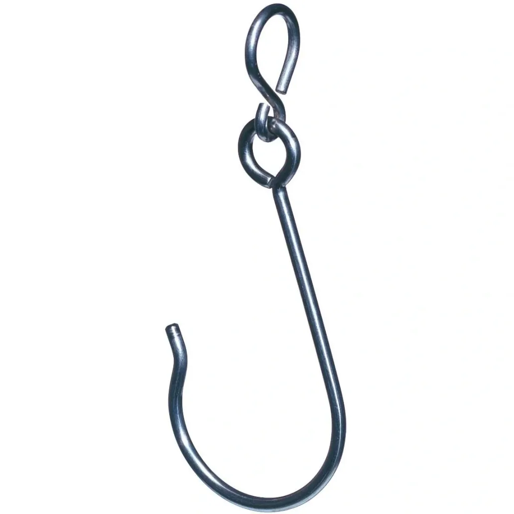 Hanging hook for gas bottles