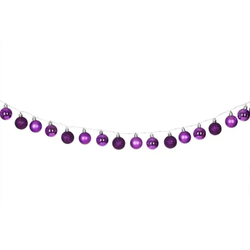 Christmas lights 40-LED - purple - 2m