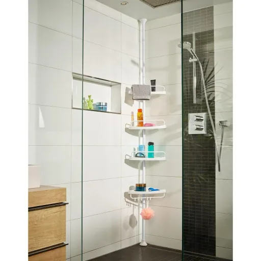 Telescopic shower tray - variable 155-285cm