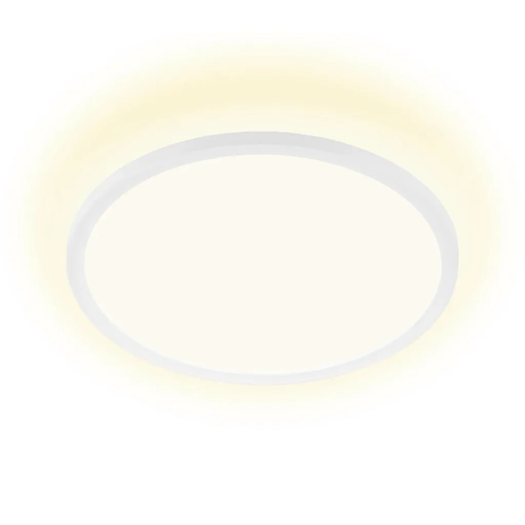 Ultra-flat LED panel, round, Ø 29.3 cm, 2400 lumens, 18 watts, white