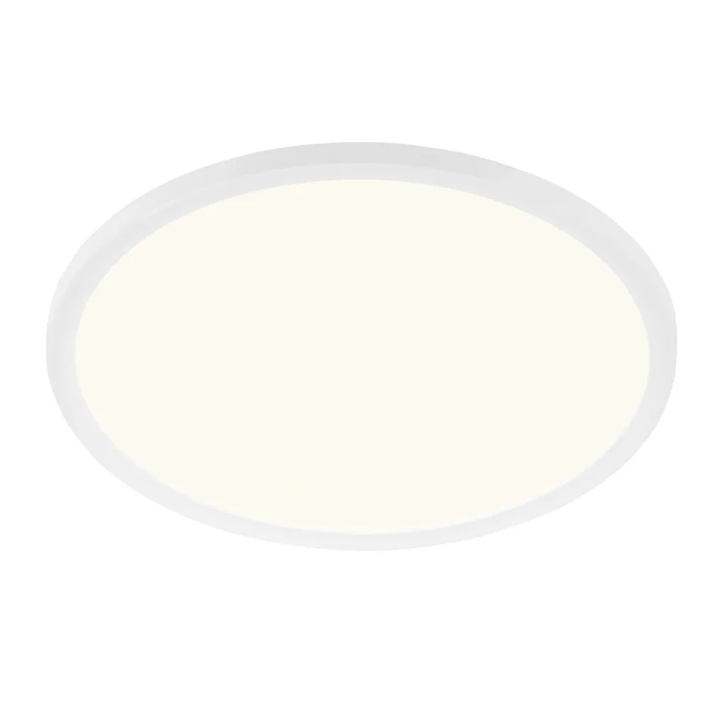 Ultra-flat LED panel, round, Ø 29.3 cm, 2400 lumens, 18 watts, white
