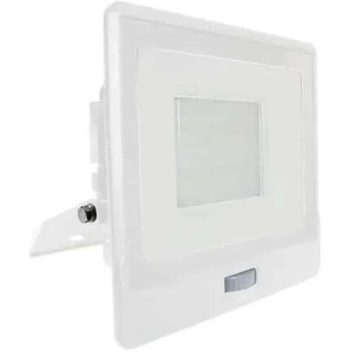 VT-158S LED Floodlight with Sensor - 50 W - 4000 Lm - 4000K - White