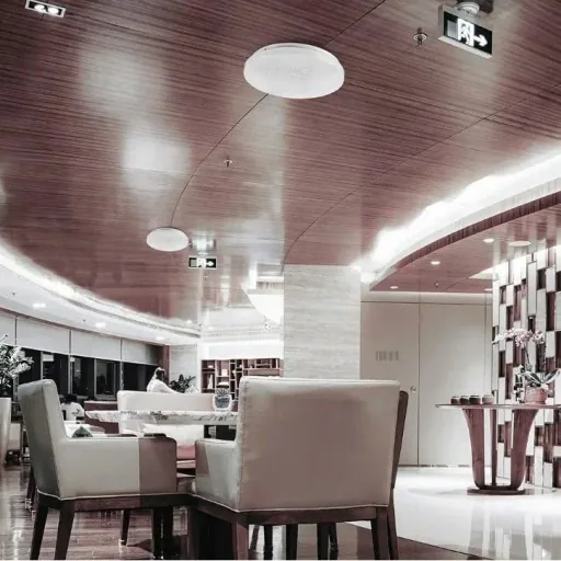 VT-8418-S LED ceiling light with star shade - 18W - 1800 lumens