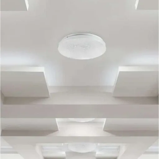 VT-8418-S LED ceiling light with star shade - 18W - 1800 lumens