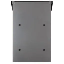 Rio Silver mailbox - 270x100-395 mm