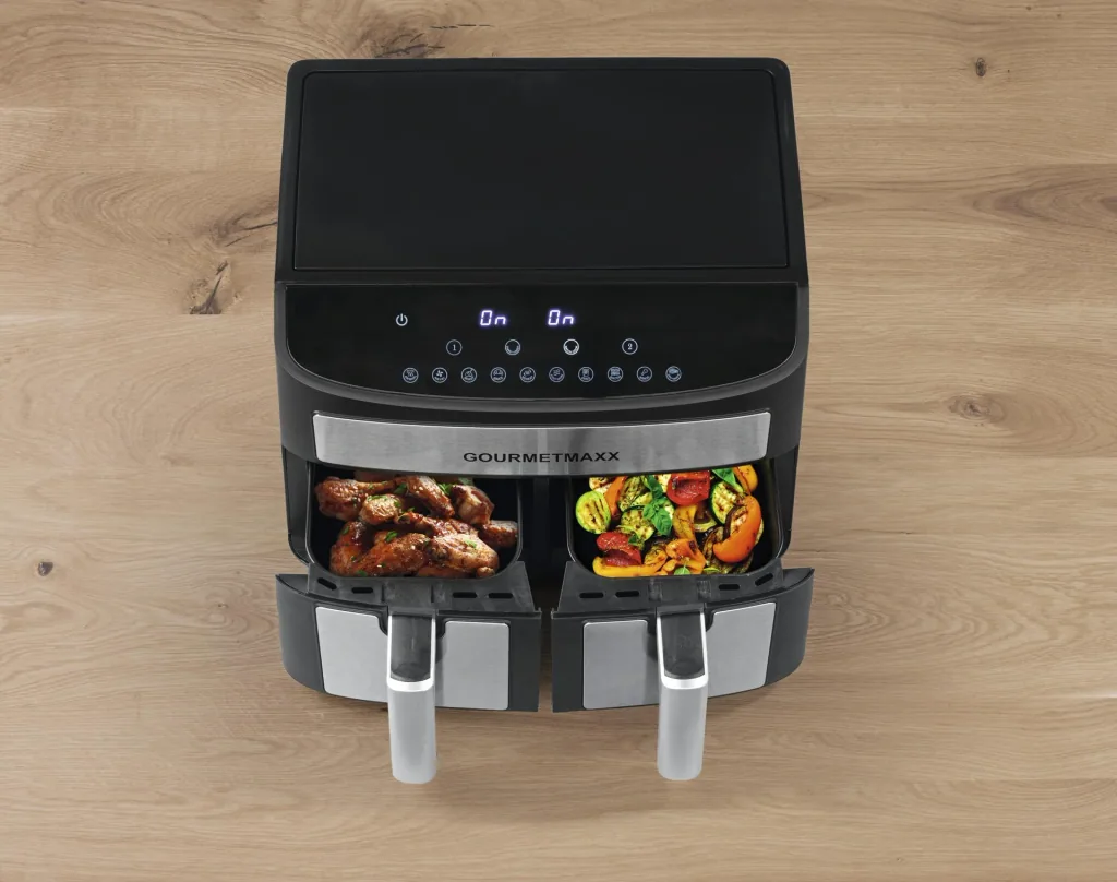 Hot air fryer double chamber 7 l, 2400 W