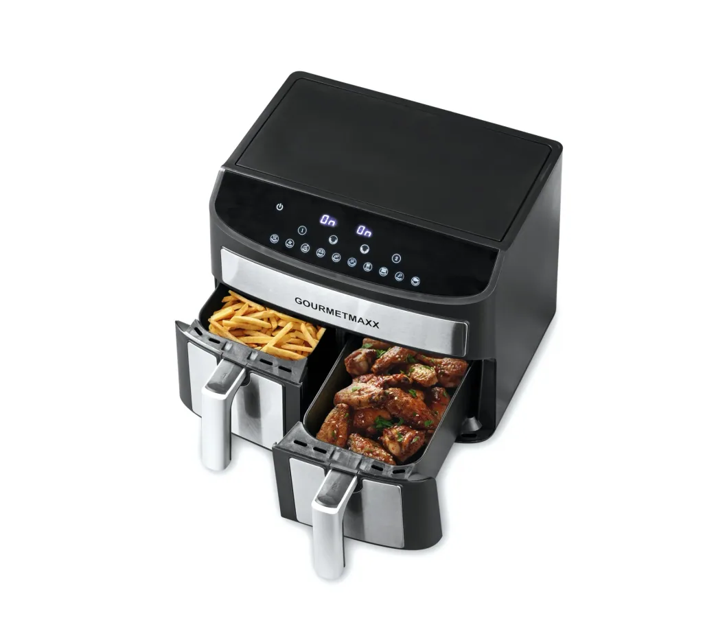 Hot air fryer double chamber 7 l, 2400 W