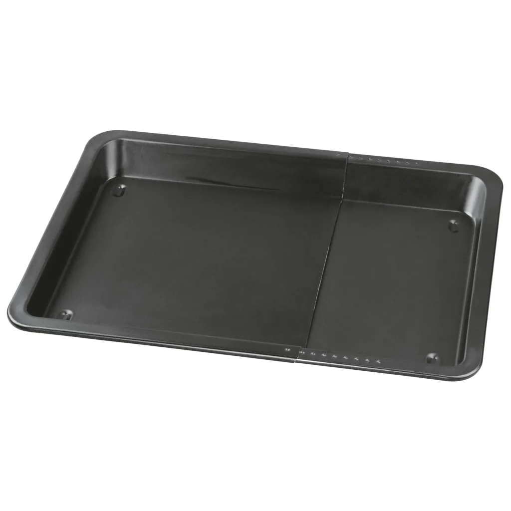 3-piece value set: extendable baking tray + 2 pieces of permanent baking foil
