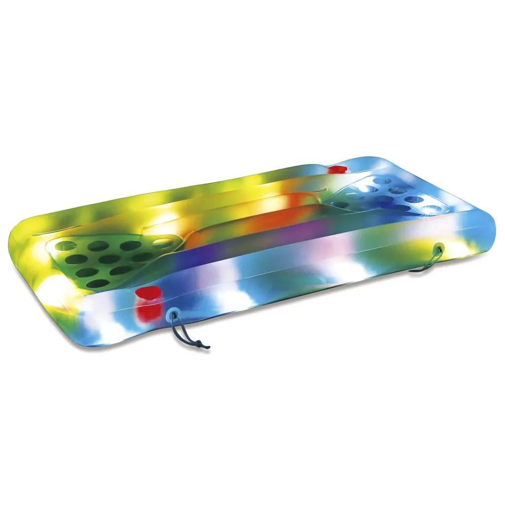 Summer Waves Beer Pong set met ballen 160x84x19 cm blauw