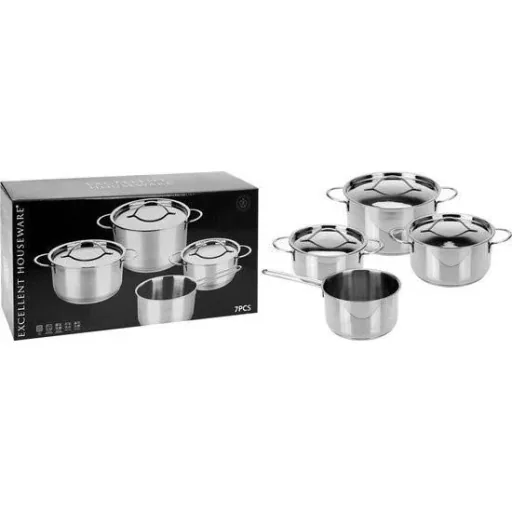 7-piece cookware set - with glass lids