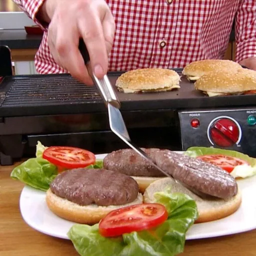 HomeVero Electric Grill - Double Surface - with Non-Stick Coating - 2000W