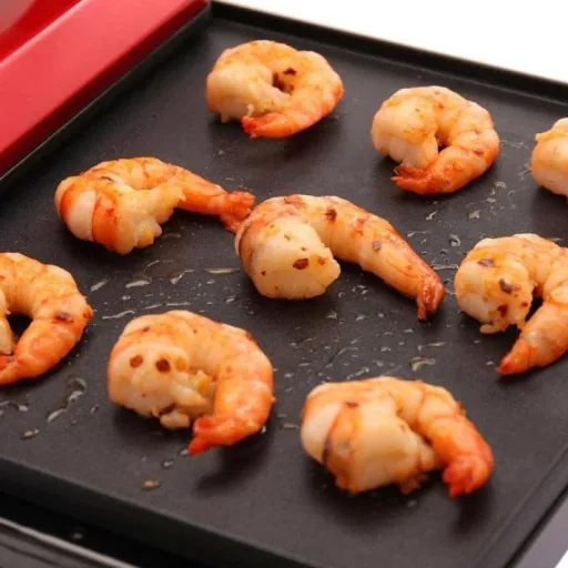 HomeVero Electric Grill - Double Surface - with Non-Stick Coating - 2000W