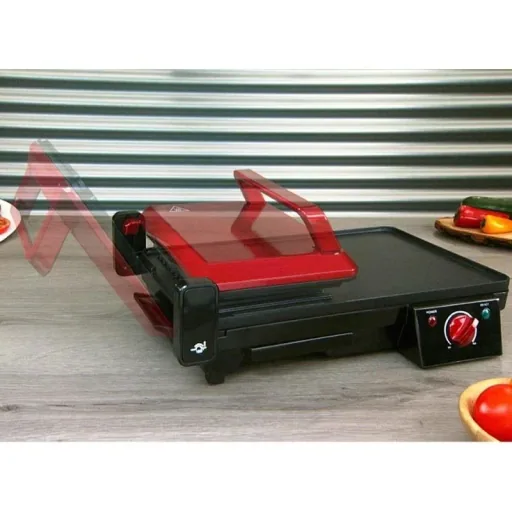 HomeVero Electric Grill - Double Surface - with Non-Stick Coating - 2000W