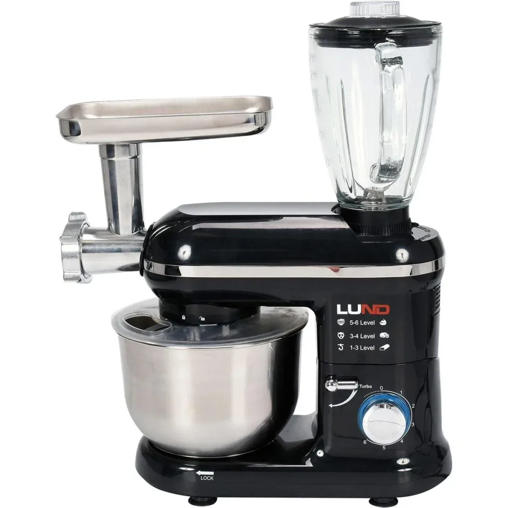 Food processor mixer 3-in-1 - 1000W - 240V - 6 speeds and turbo function