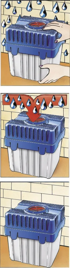 Dehumidifier moisture killer with 5 kg content