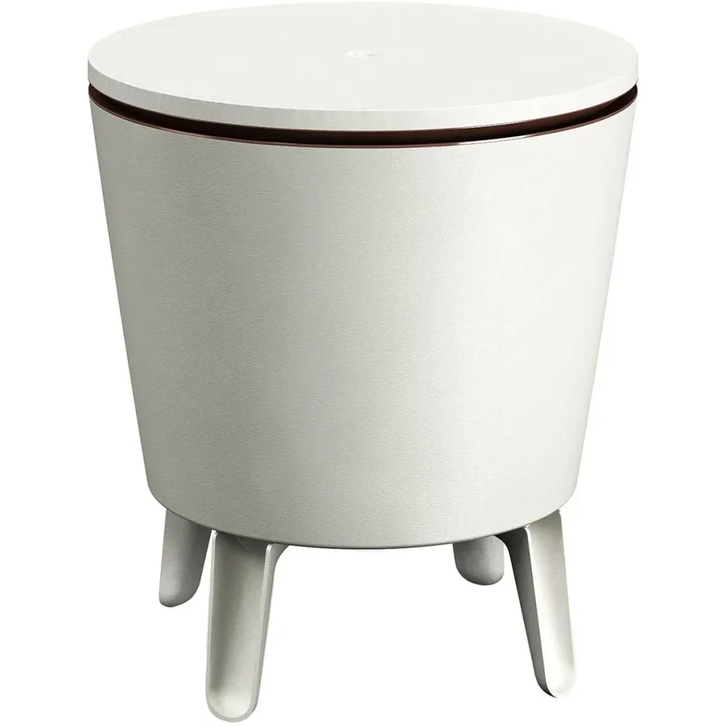 Drinks cooler - white/brown - Ø50 cm - 30L