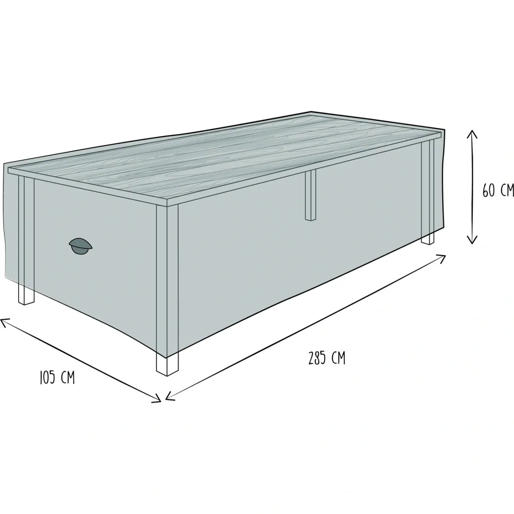 protective cover for garden table - max. 280 cm