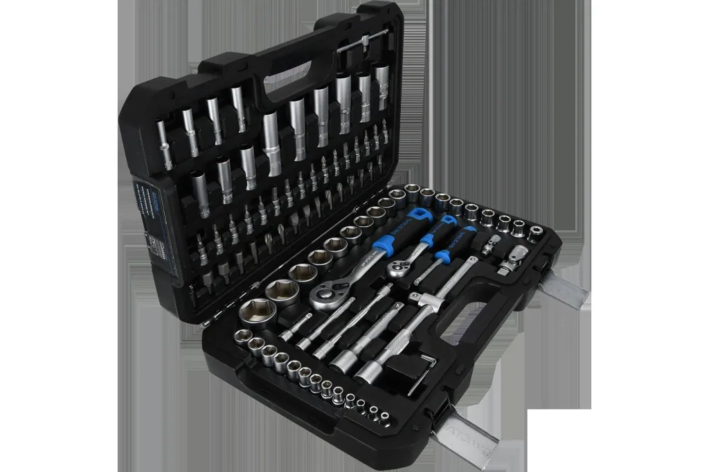 Socket wrench set, 1/4", 1/2", 97-piece