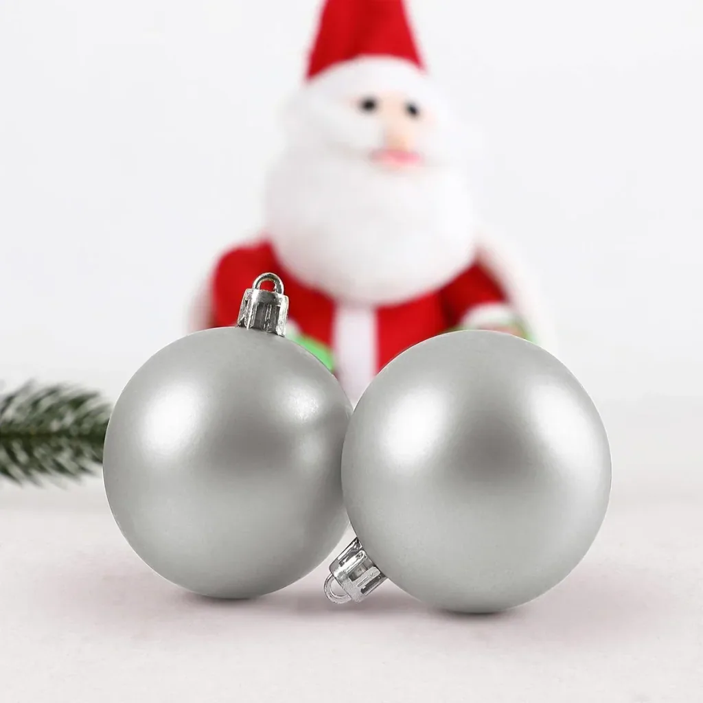 Christmas tree decorations - Christmas tree decorations - silver - 66 pieces