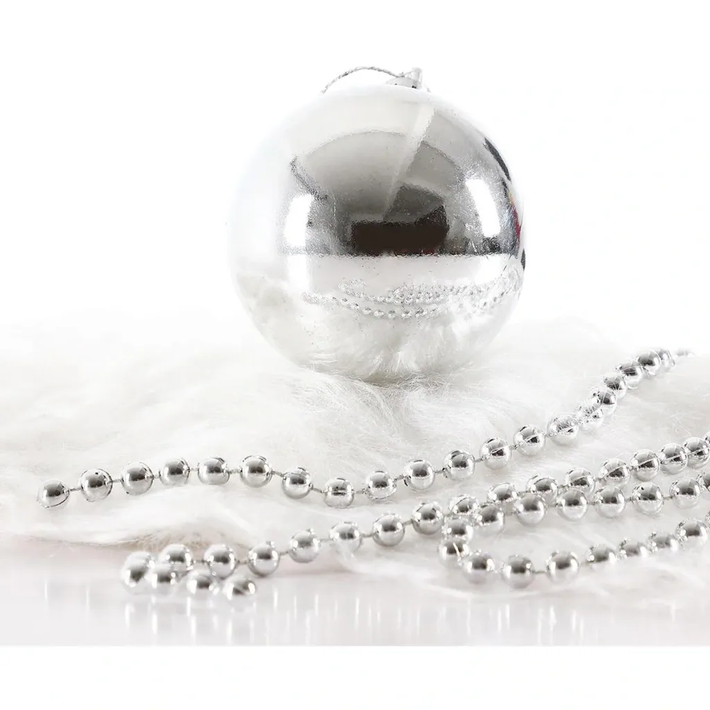 Christmas tree decorations - Christmas tree decorations - silver - 66 pieces