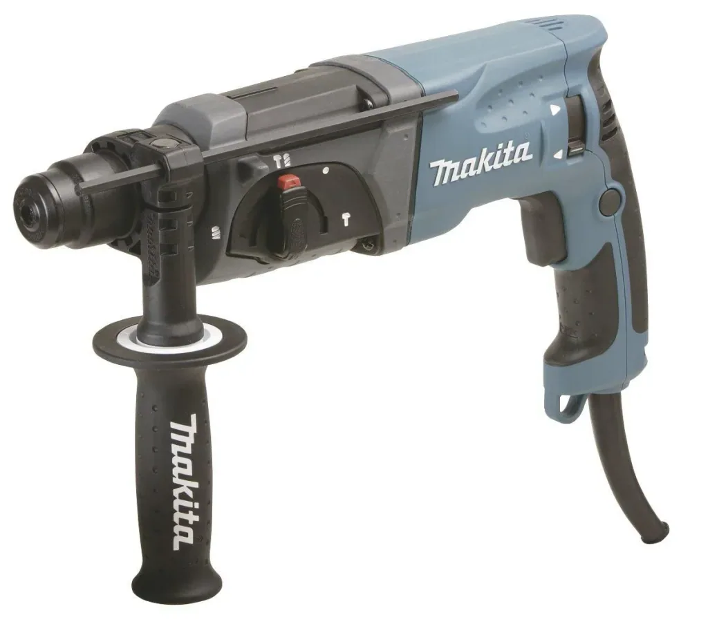 HR 2470 hammer drill including 13-piece SDS Plus drill and chisel set