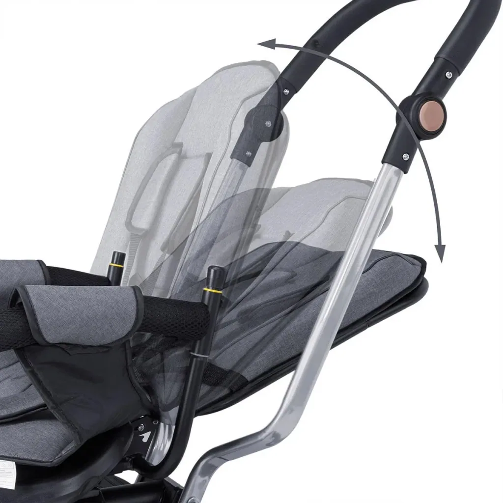 Children's Multifunctional Baby Carrier + 3 in 1 Bicycle - Trike - Grey