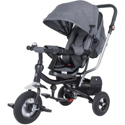 Children's Multifunctional Baby Carrier + 3 in 1 Bicycle - Trike - Grey