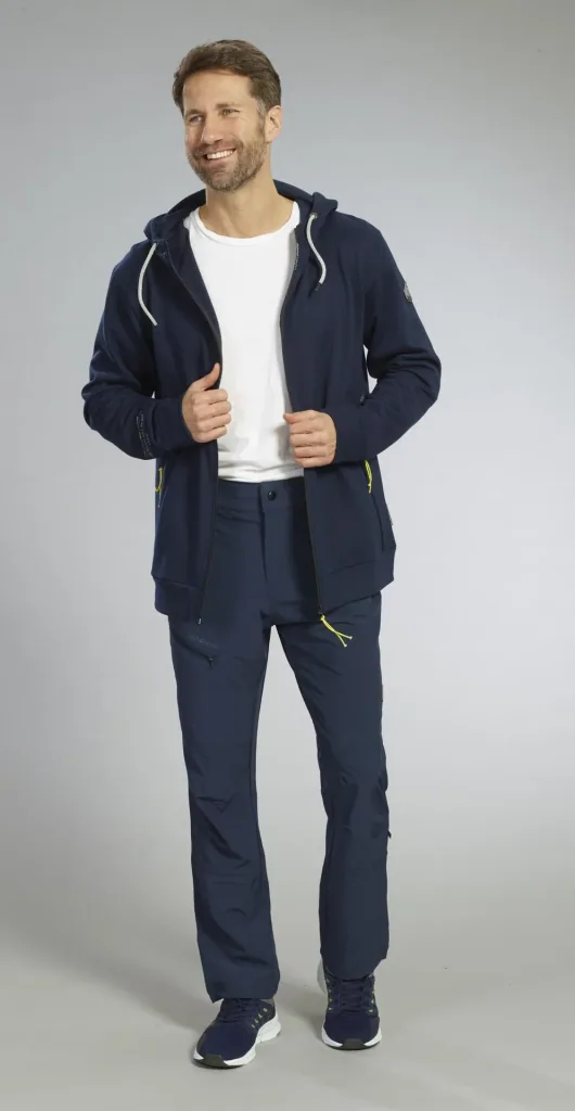 Sweat jacket, color navy, size L