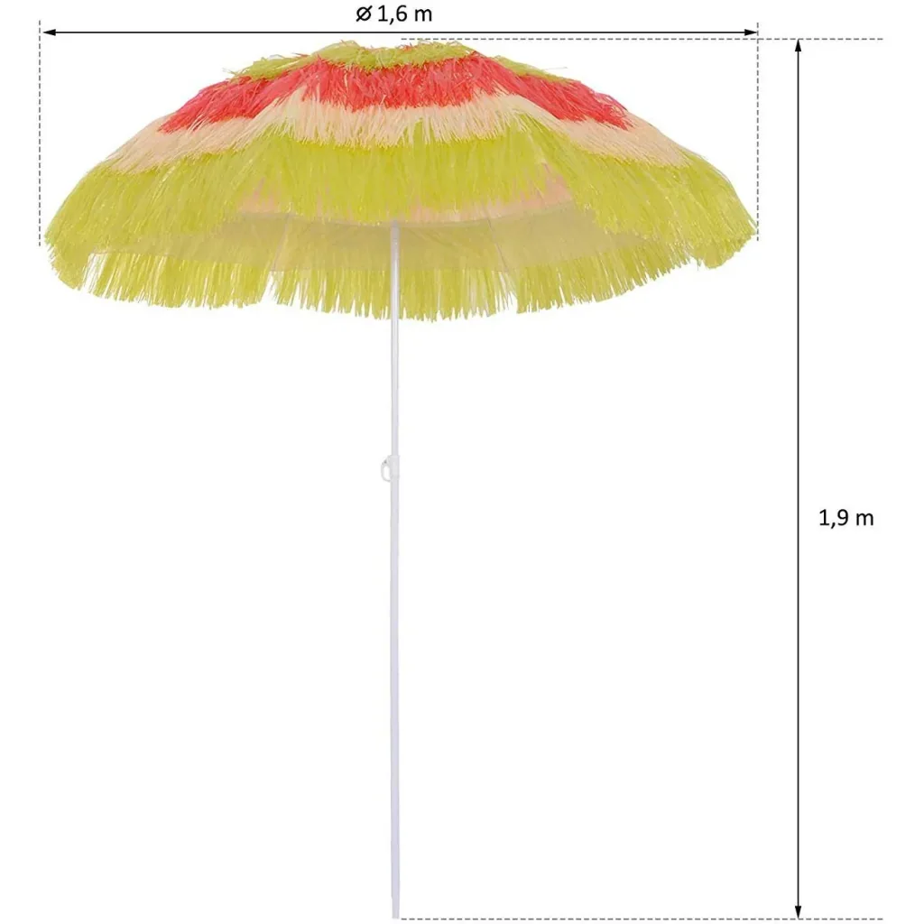 Hawaiian umbrella party umbrella Ø 160 cm