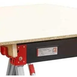 Sawhorse workbench - Height adjustable - Foldable - 590 kg - Set of 2