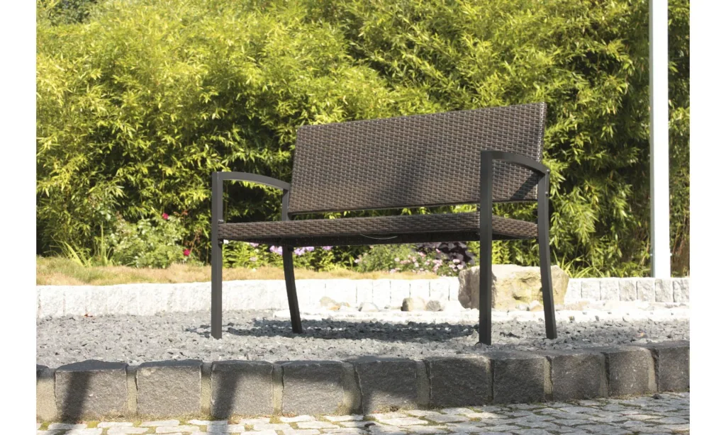 Garden bench "Sanremo" coffee