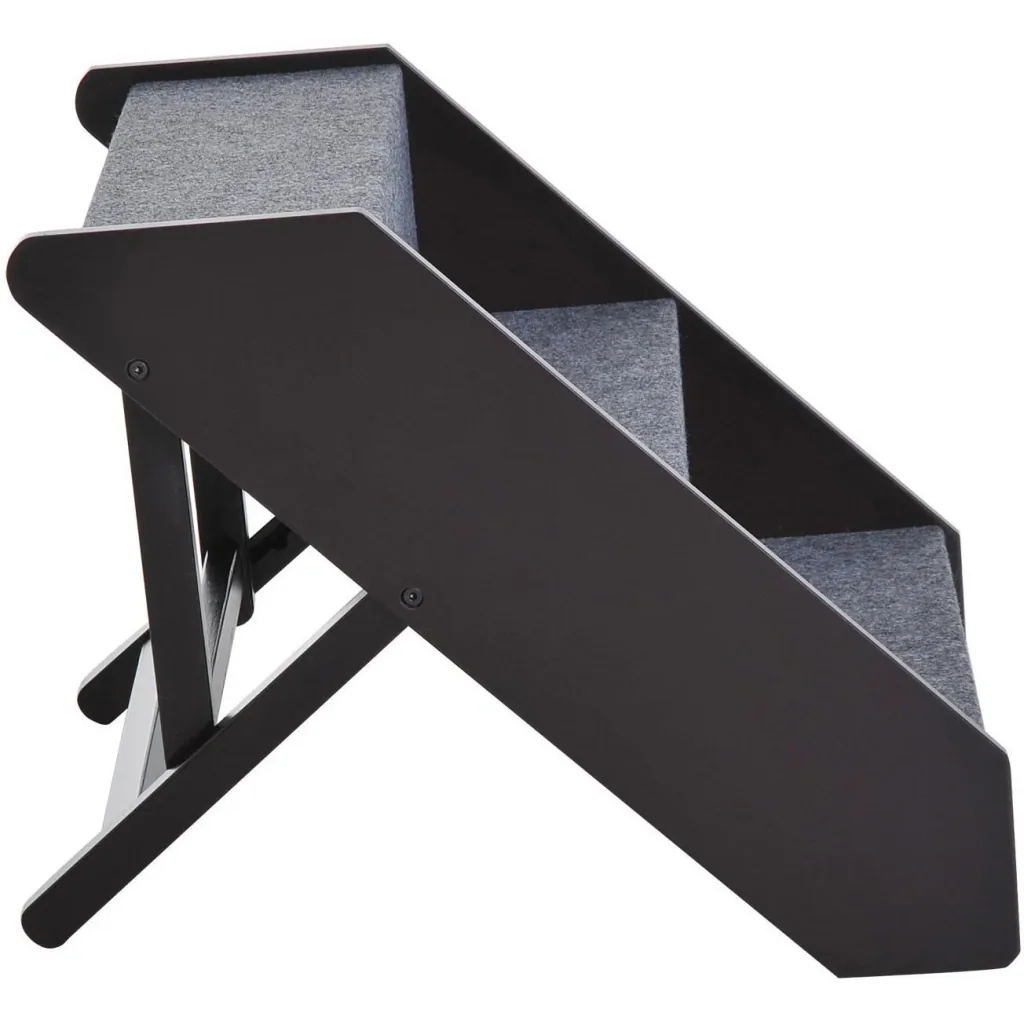 Cat stairs dog stairs 3 steps foldable H41-53cm
