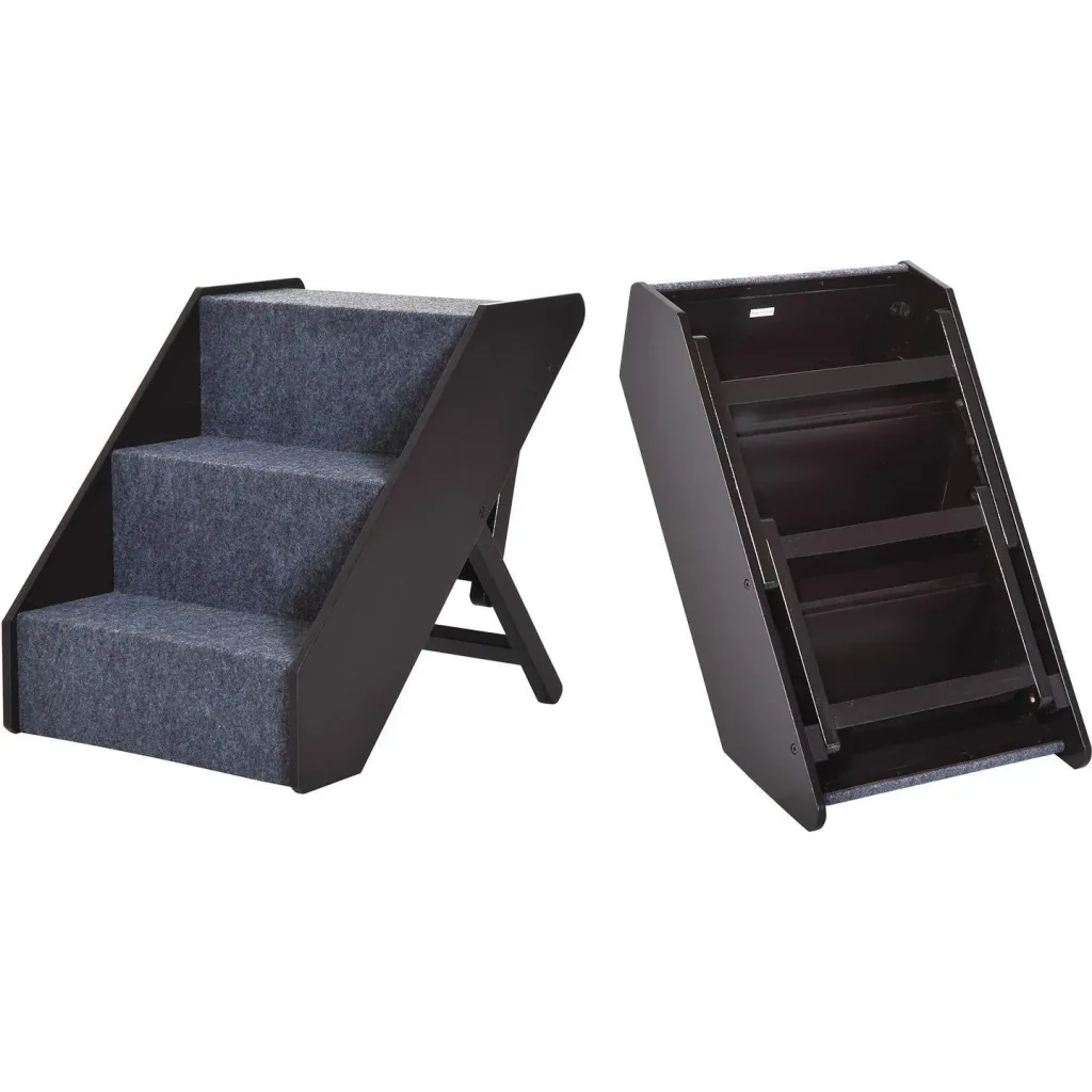 Cat stairs dog stairs 3 steps foldable H41-53cm