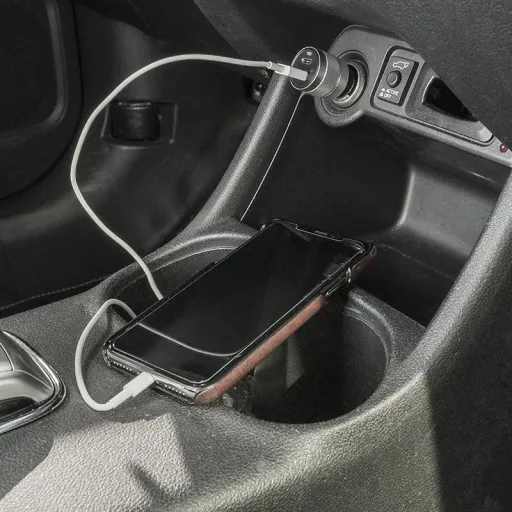 Car USB/USB-C charging plug 12/24 Volt