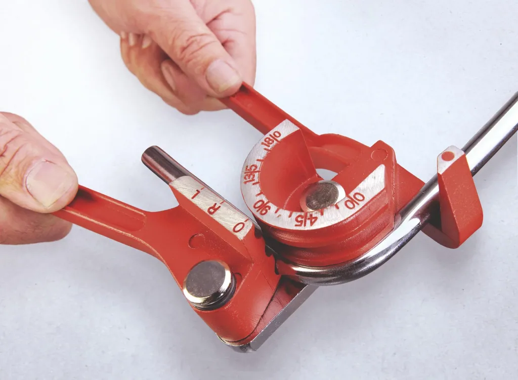 Pipe bender, up to 180°