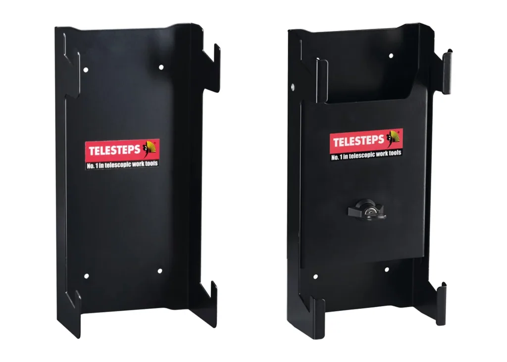 Wall bracket for leaning ladders