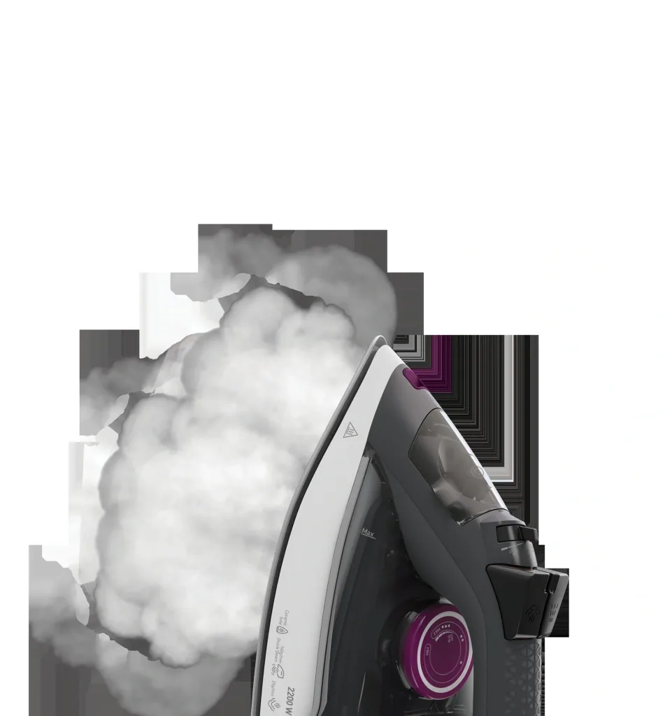 Steam iron SI4850, 2200 watts - with scratch-resistant ceramic soleplate