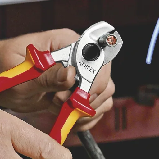 Insulated cable cutters with multi-component grips 165 mm