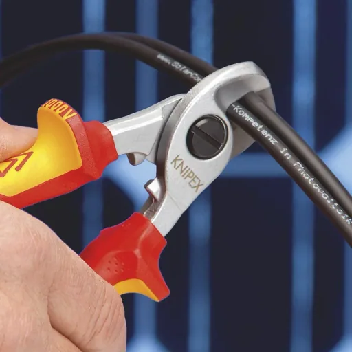 Insulated cable cutters with multi-component grips 165 mm