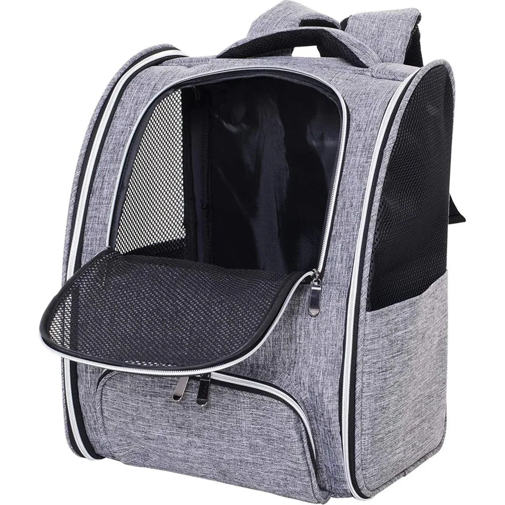 Pet transport backpack