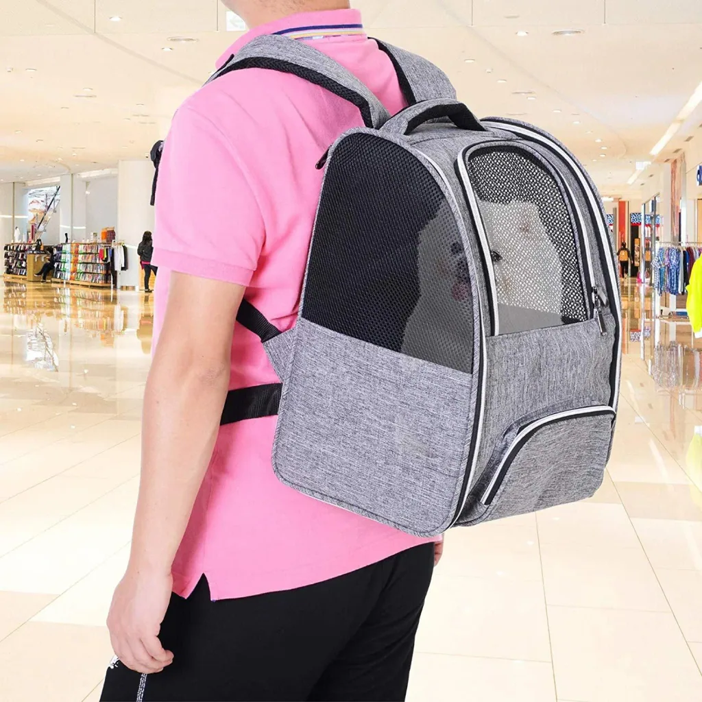 Pet transport backpack