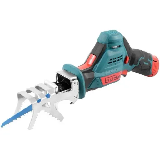 Universal battery pack branch saw 8 cm with garden waste bag 30L