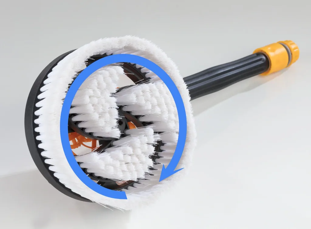 Rotating washing brush "Turbo Jet"