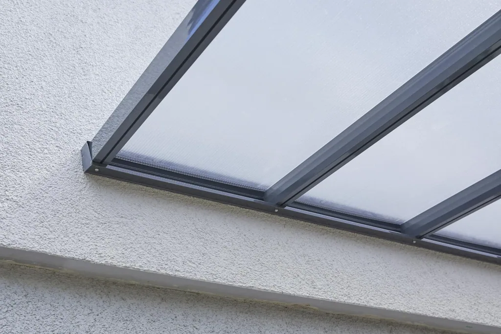 Patio roof kit, color anthracite, 4260 x 4060 mm