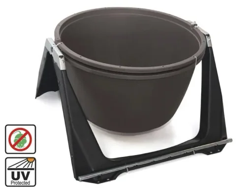 Trommel-Composter 180L braun