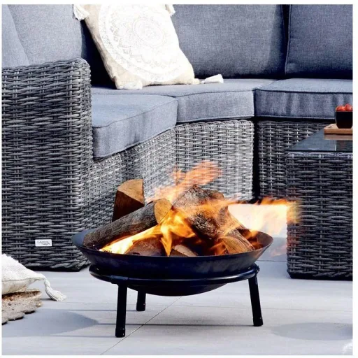 Fire bowl - Ø76 x 30 cm - Black