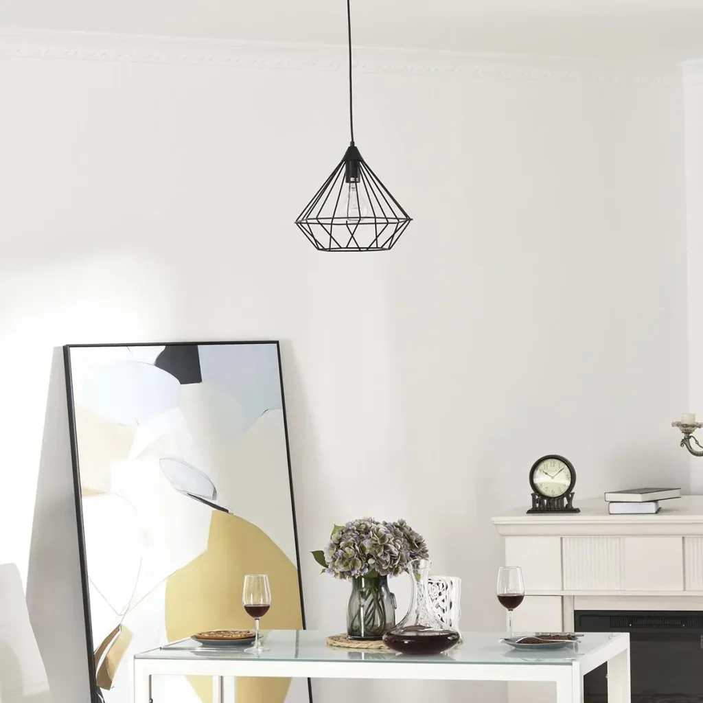 Pendant light retro hanging light hanging lamp, industrial vintage LED pendant lamp for office living room dining room, steel,