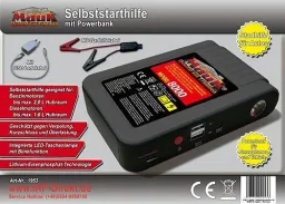 Power bank with jump start 8,000 mAh Jumpstart