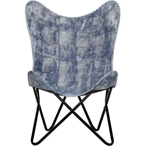 Butterfly chair canvas indigo blue